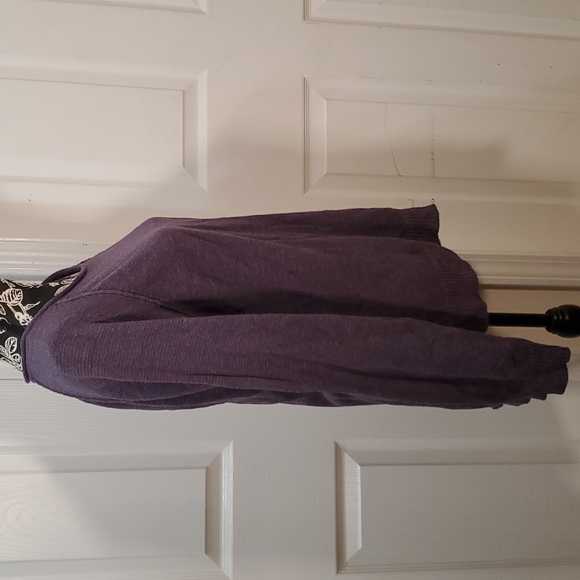 Ugg Purple High Low Sweater M - Picture 2 of 7